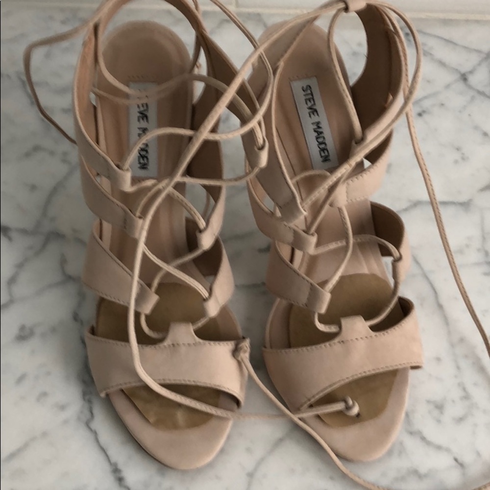 Steven Madden lace up heels